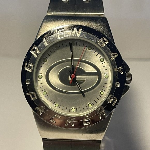 Game Time Accessories Green Bay Packers Nfl Stainlesssteel Watch By